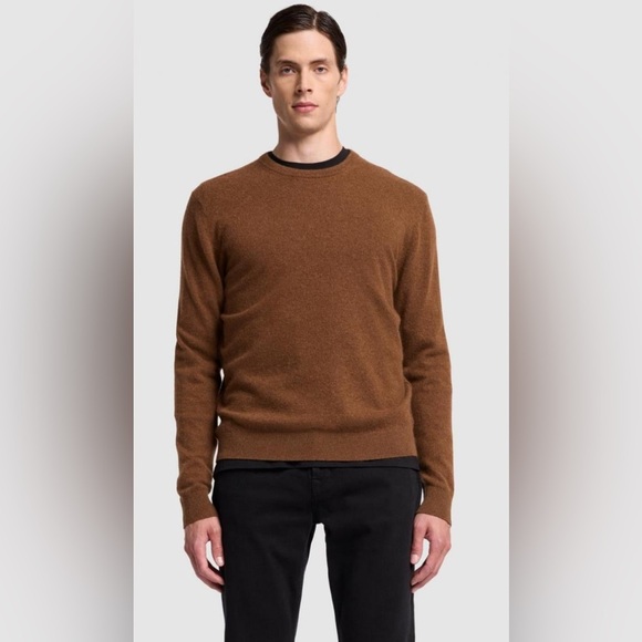 7 For All Mankind Sweaters Mens Cashmere Crew Nutshell - Picture 1 of 6